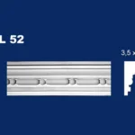 Bagheta decorativa ipsos