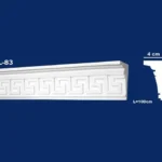 Bagheta decorativa ipsos