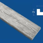 Placa imitatie lemn DM-01 gri 2,6m