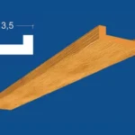Placa imitatie din lemn DR-01 lumini 2,6m