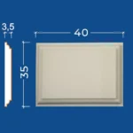 Coltare decorative pentru fațade SKS-102