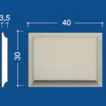 Coltare decorative pentru fațade SKS-103 L