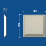 Coltare decorative pentru fațade SKS-104