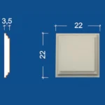 Coltare decorative pentru fațade SKS-106