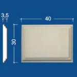 Coltare decorative pentru fațade SKS-103