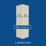 Fațadă L pilastru din polistiren SLS-219 G