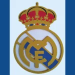 Real Madrid – stema sportivă din polistiren
