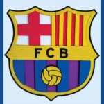 Barcelona – stema sportivă din polistiren
