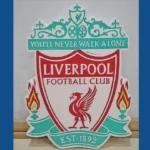 Liverpool – stema sportivă din polistiren